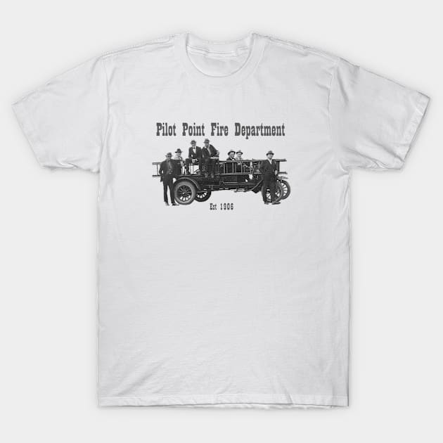 Pilot Point Fire Department Throwback T-Shirt by photobychance